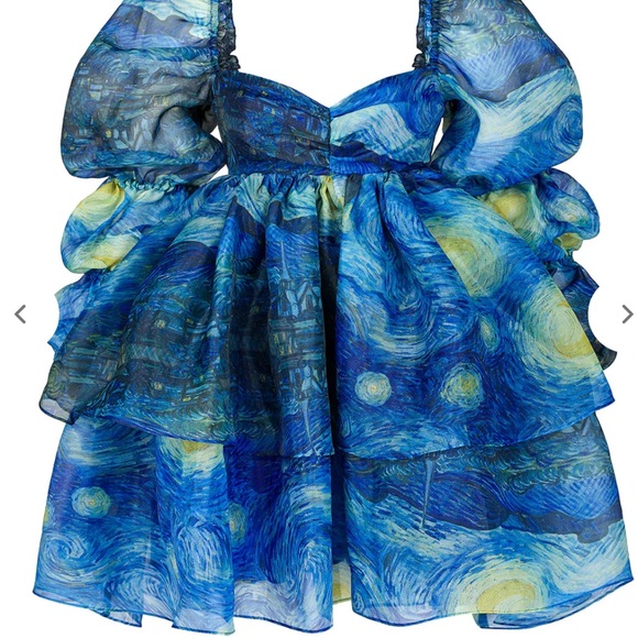 (SOLD) Selkie The Starry Night Moonlight Dress - Picture 2 of 14